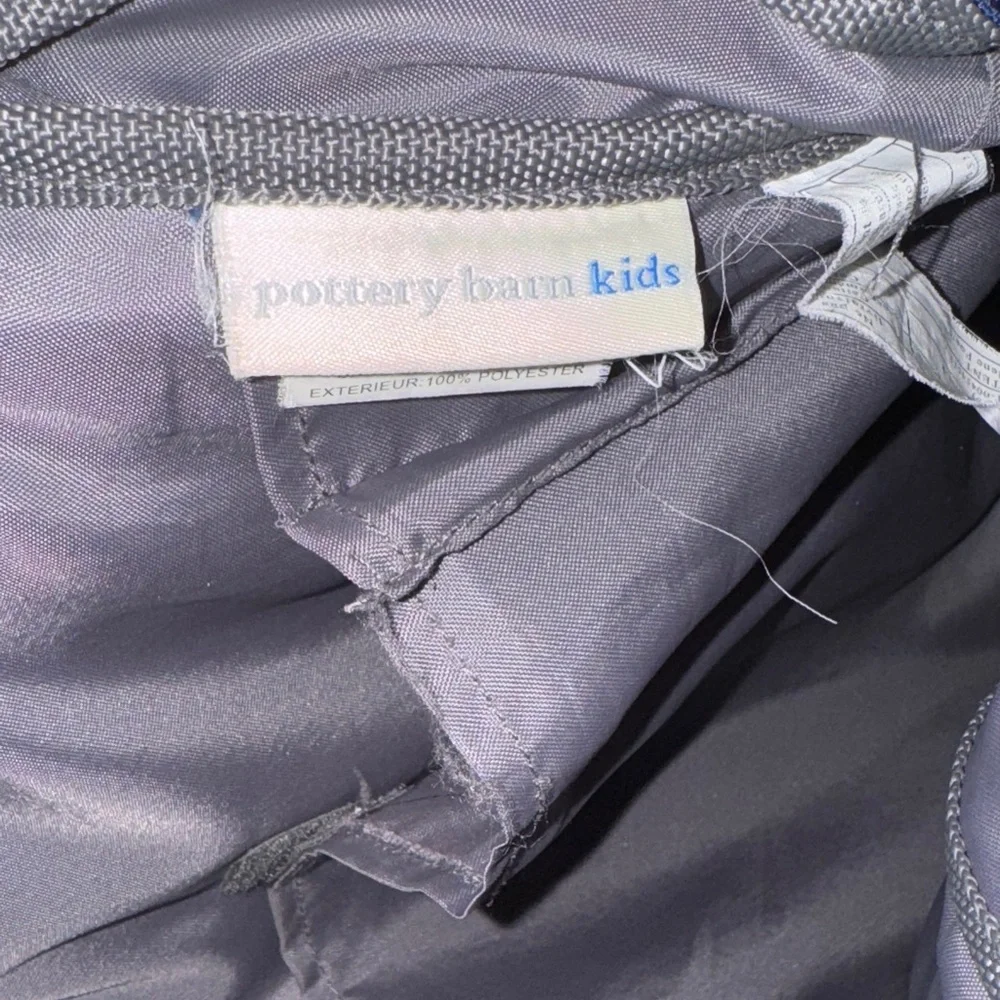 Pottery Barn Kids Construction Backpack size Small with “J” on front - Picture 6 of 8